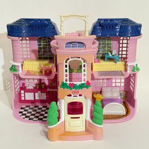 Fisher-Price Loving Family Sweet Streets Doll Townhouse with Furniture 2001